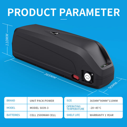 48V15Ah Ebike Battery For 17"+ Frames