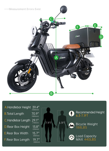 EBIKE (JUSTEAT BIKE LIKE) 48V50AH