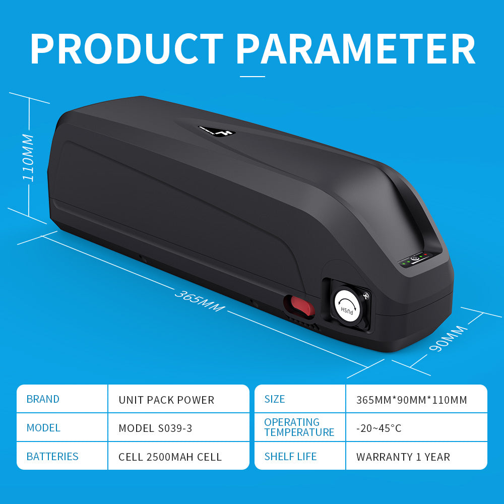 48V20Ah Ebike Battery For 17"+ Frames