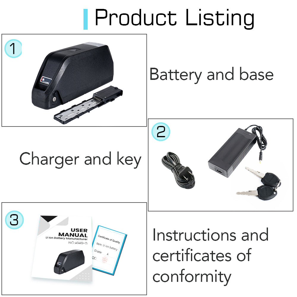 48V30Ah Ebike Battery For 19"+ Frames GPS ALAREM SYSYTEM