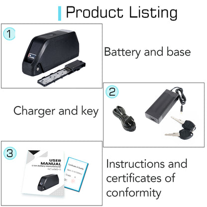 48V30Ah Ebike Battery For 19"+ Frames GPS ALAREM SYSYTEM