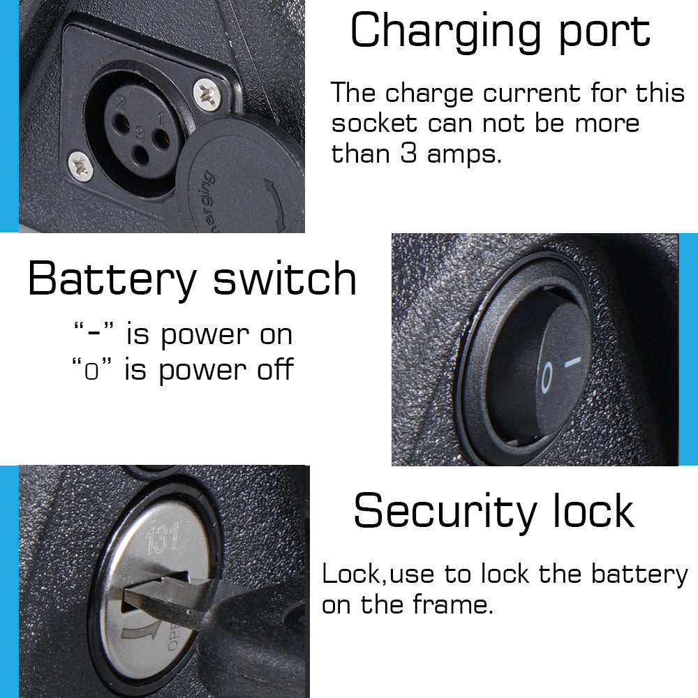 48V30Ah Ebike Battery For 19"+ Frames GPS ALAREM SYSYTEM
