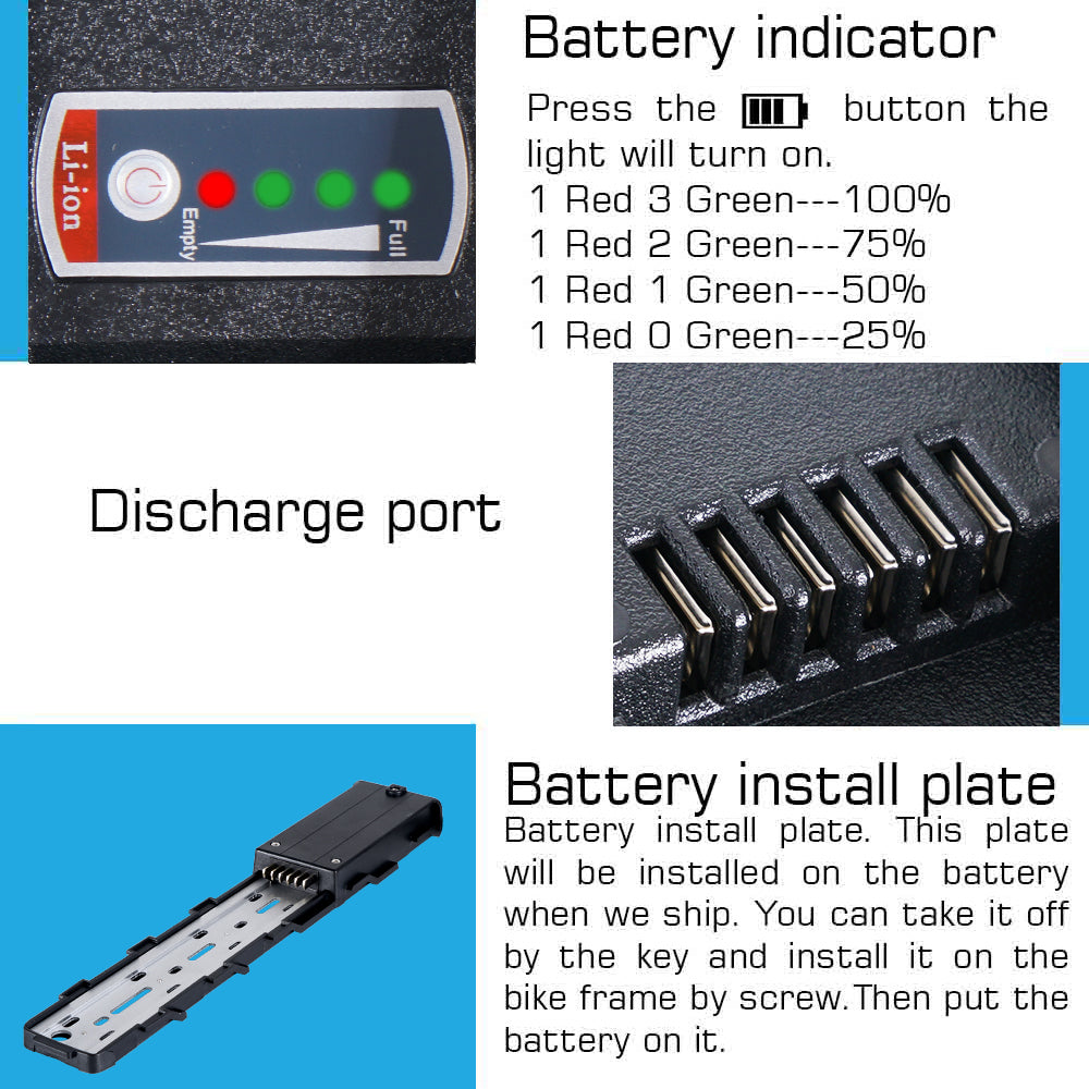 48V30Ah Ebike Battery For 19"+ Frames GPS ALAREM SYSYTEM