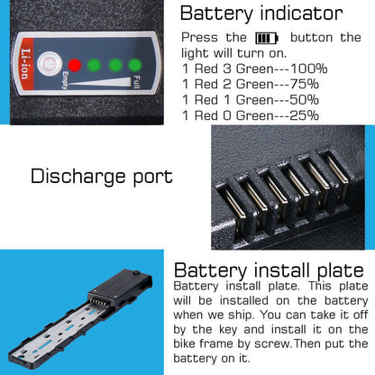 48V30Ah Ebike Battery For 19"+ Frames GPS ALAREM SYSYTEM